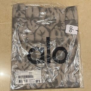 ALO Yoga Gray Tie-Dye Tote Bag